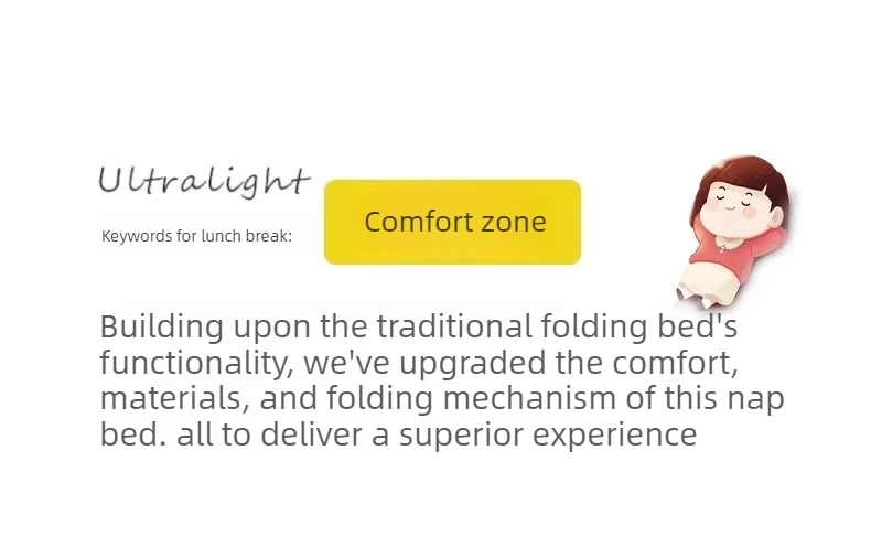 Foldable Recliner Chair Multifunctional Lounger for Office Ergonomic Computer Desk Sofa Chair with Adjustable Backrest Nap Bed