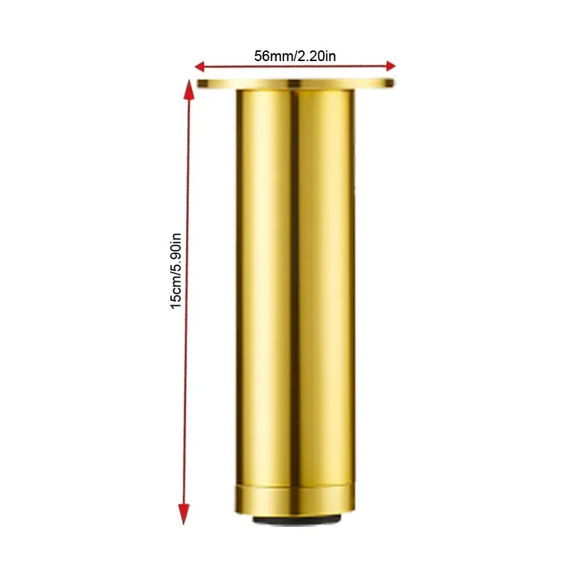 4pcs Adjustable Sofa Legs Metal Modern Furniture Legs for Cabinet Couch Dresser Closet Height Round Sofa Bed Legs Basic