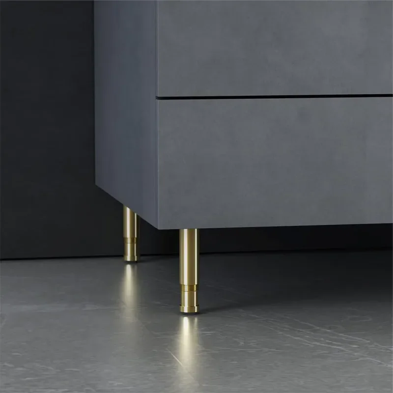 4pcs Adjustable Sofa Legs Metal Modern Furniture Legs for Cabinet Couch Dresser Closet Height Round Sofa Bed Legs Basic