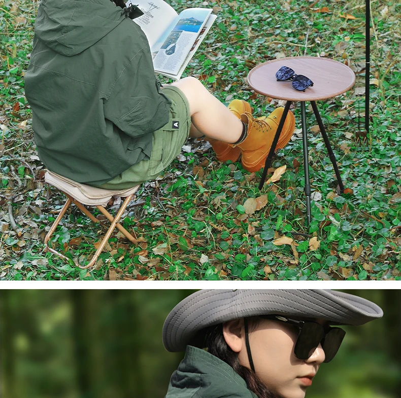 2024 New Adult Children Beach Portable Folding Stool Thickened Chair for Outdoor Camping and Fishing Outdoor Garden Loungers