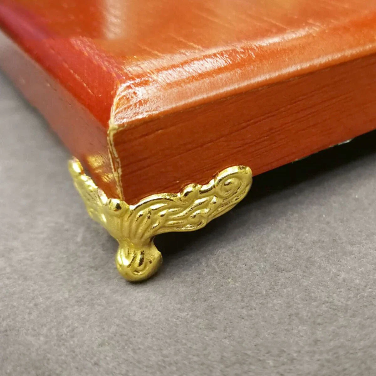 4pcs - Gold foot alloy furniture corner protectors
