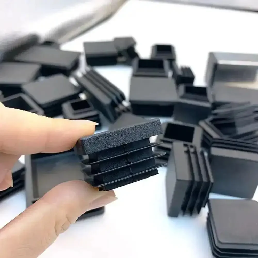 10 Pieces 20mm Square Plastic Table Feet Cap,inserts,caps for metal tubing,hadware plugs,Fences,Glide protection muebles