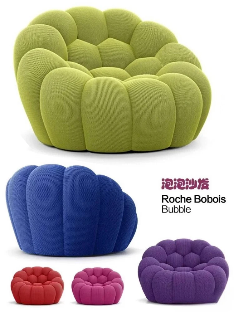 Minimalist European Living Room Couch Double Adults Puffs Bubble Sofas Compressed Boneless Chaise Divano Furniture Home
