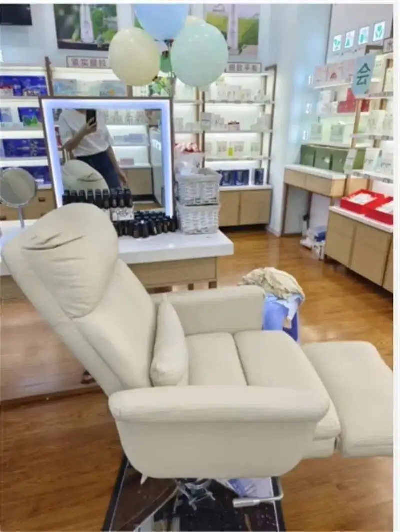 Professional Barber Chairs Designer Reclining Beauty Chair Luxury Salon Furniture Beauty Salon Lift Eyelash Nail Art Sofa Chair