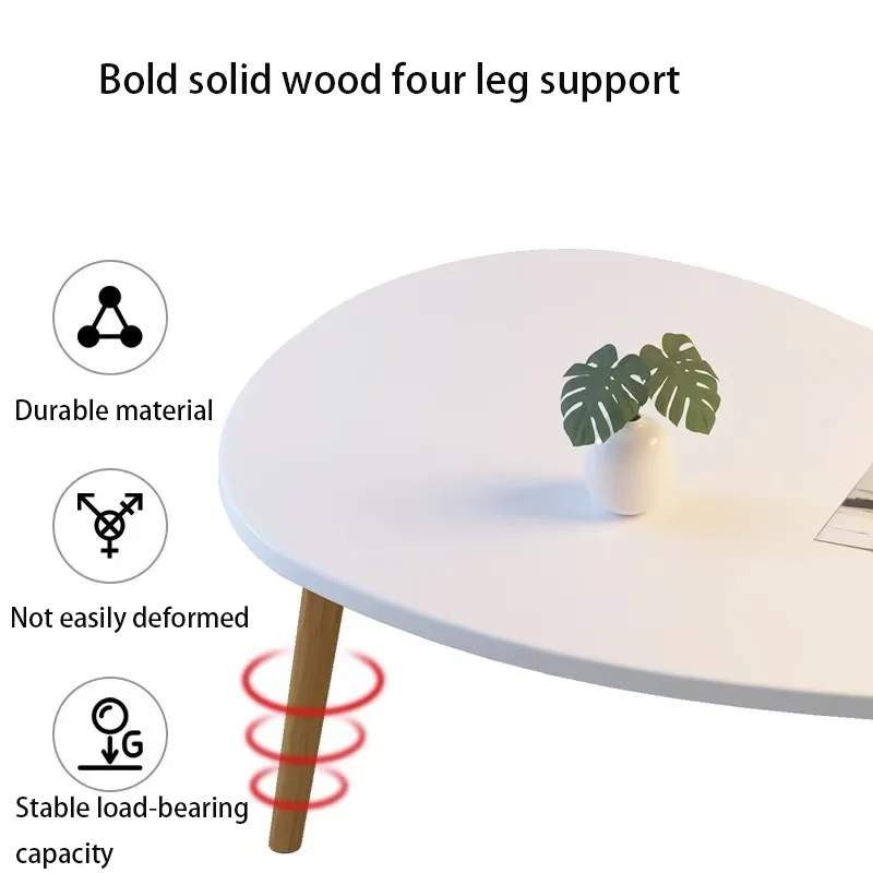 New Coffee Table Living Room Bedroom Small Table Nordic Living Room Home Decor Adopts Modern Minimalist Cream Stylecomputer Desk