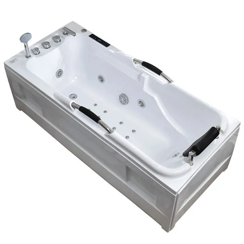 Thickened acrylic adult bathtub, surfing massage thermostatic heated bathtub