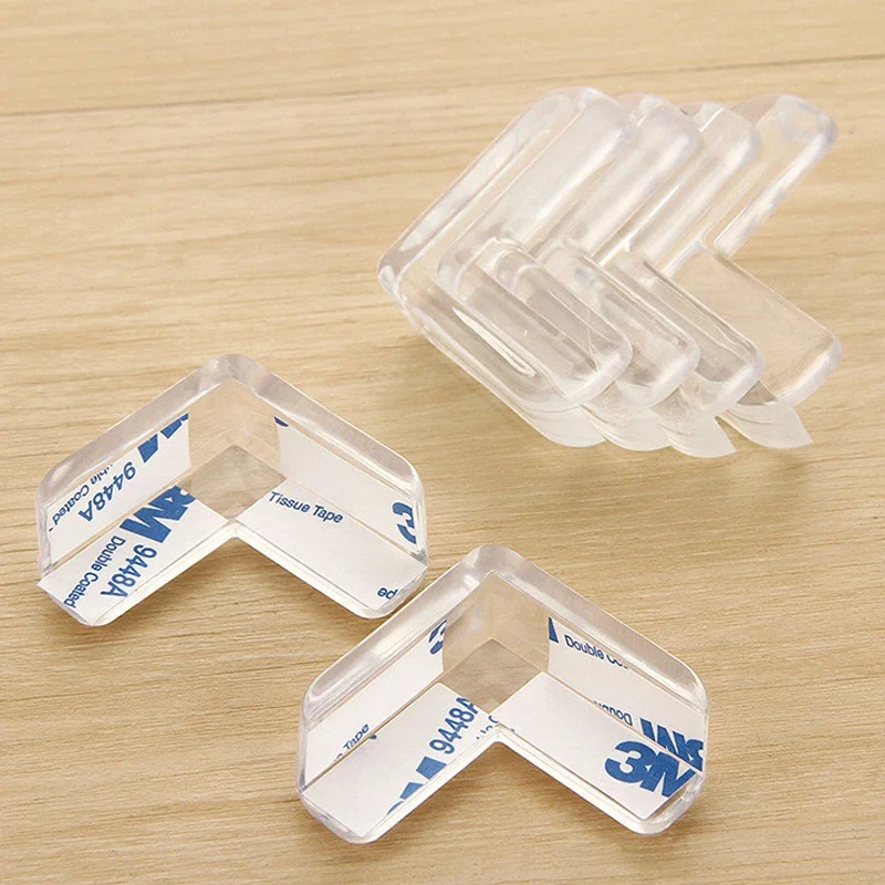 4/8PCS Children Baby Safety L Type Soft Silicone Protector Table Corner Edge Protection Cover Children Anticollision Edge Guards