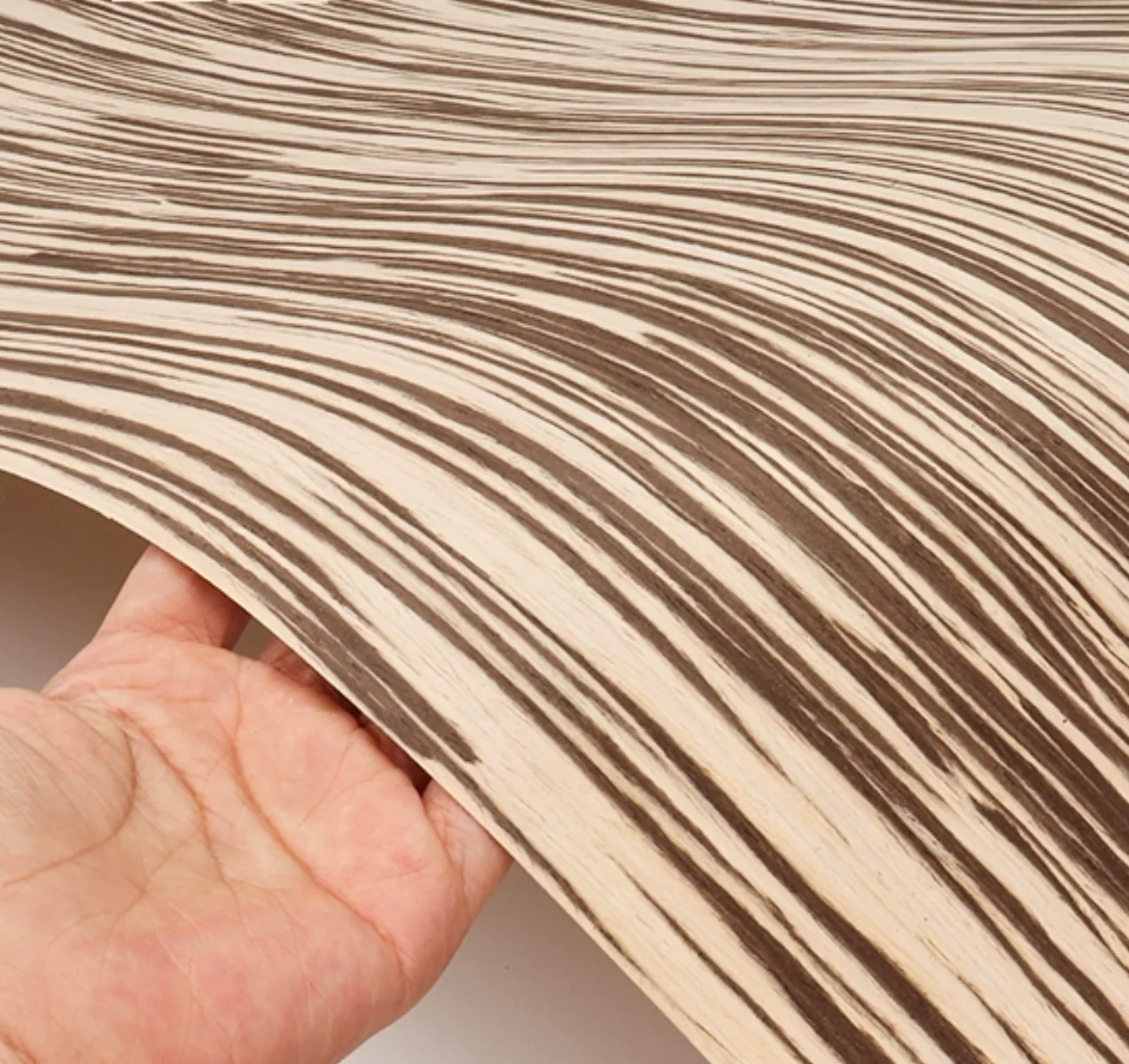 L:2.5meters Width:580mm T:0.25mm Tech Wood Zebra Wood Veneers Woodworking veneer furniture door veneer material