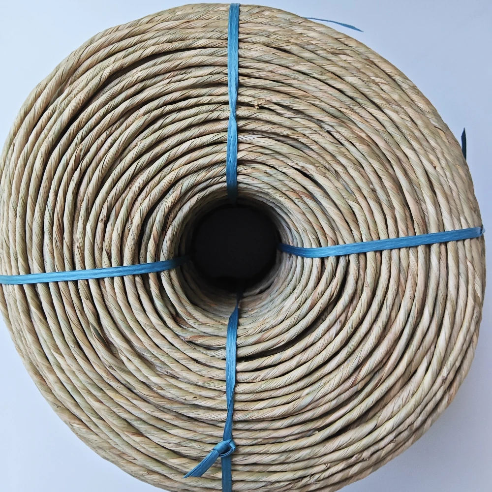 Hand Twisted Seagrass Cord 4-5mm Natural Sea Grass Rope Water Rush Seat Material Sea Grass Rope for Basket Weaving Furniture