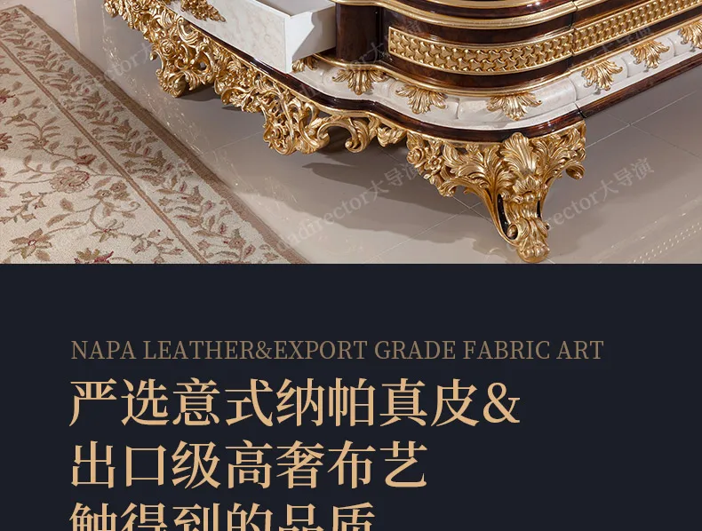 European Princess Bed Sleeping Aesthetics Wedding High Quality Adult Unusual Designer Bed Bedroom Fashion Muebles Furniture