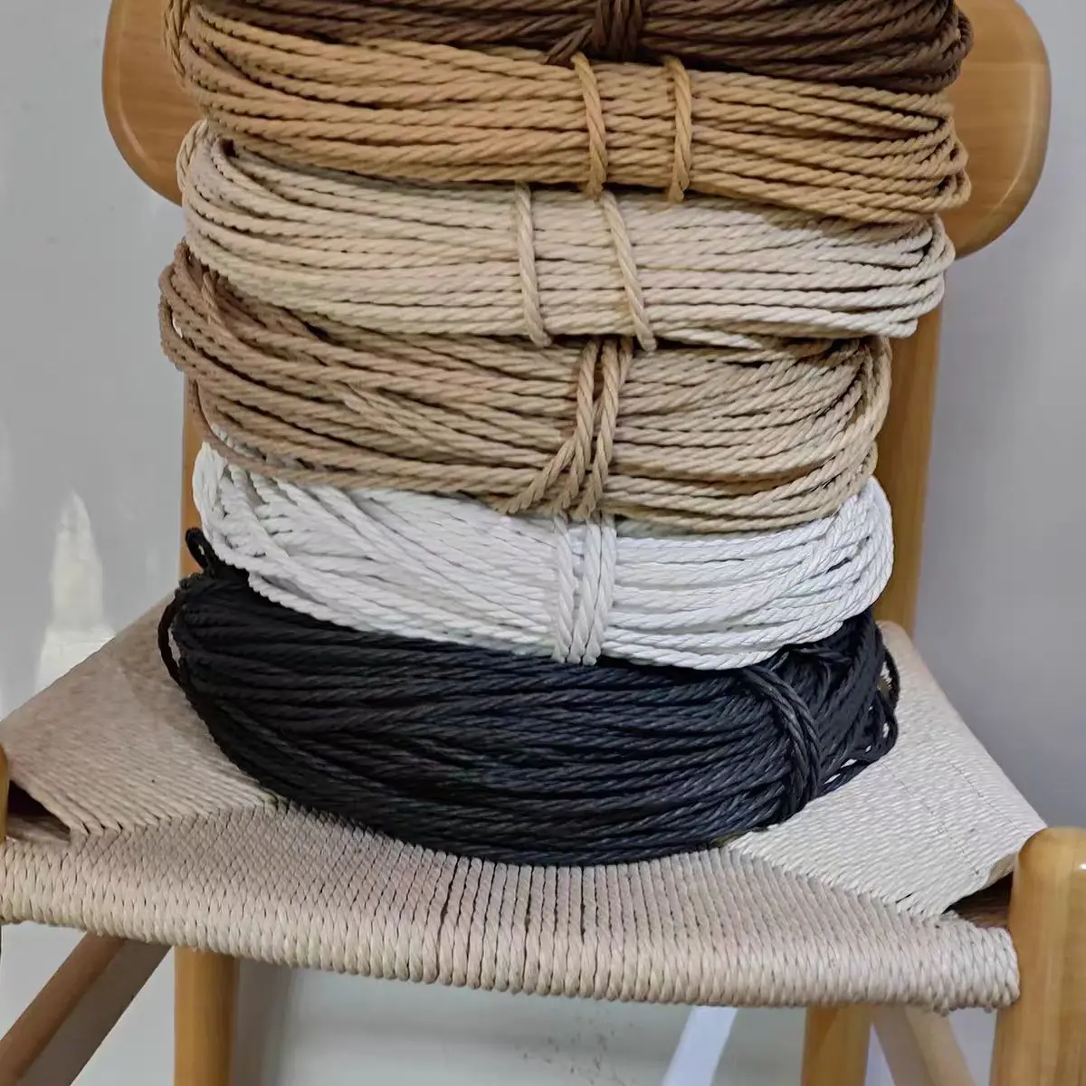 Genuine Danish Paper Cord 4mm 4.5mm Original Danish Paper Rope 500g Surface Waterproof Y Chair Furniture Material