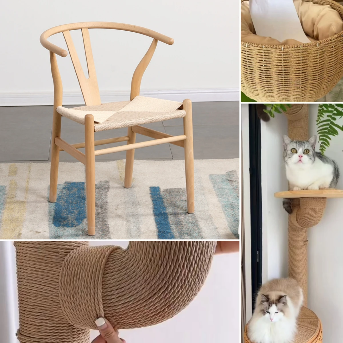 Genuine Danish Paper Cord 4mm 4.5mm Original Danish Paper Rope 500g Surface Waterproof Y Chair Furniture Material