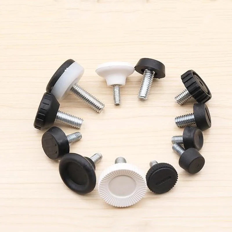 8pc/pack Height Adjustable Leveling Chair Leg Feet Furniture Mat Screw-in Base Sofa Bed Cabinet Table Floor Protector