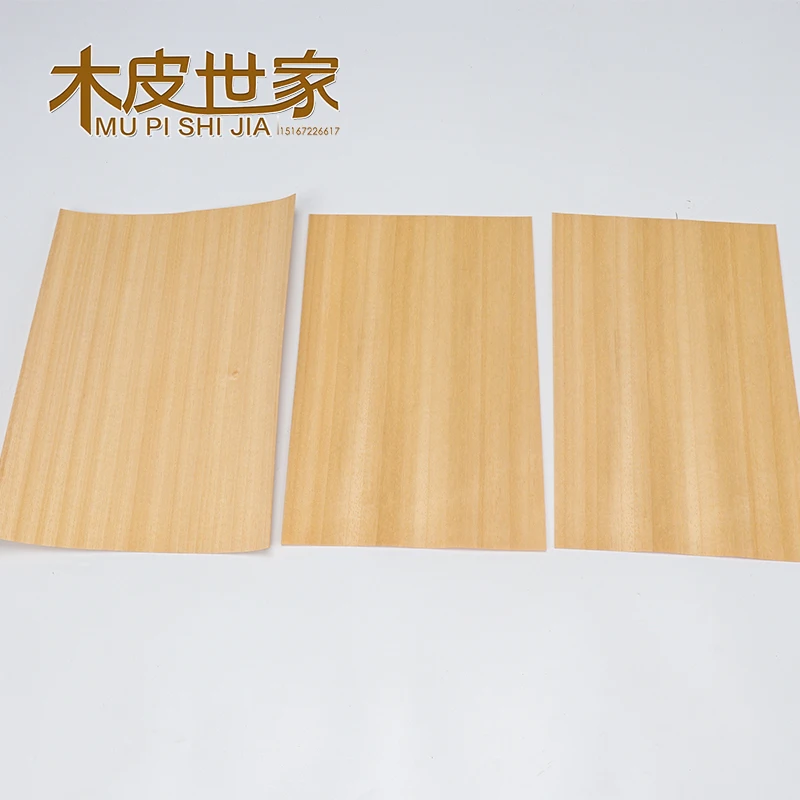 10PCS 0.5/0.6/0.8MM Cross or Verdical Grains 17X28CM Super Thin Rare AYOUS Wood Timber Log Lumber for DIY Instruments Racket