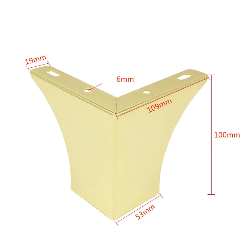 4pcs/set Furniture Legs Iron Furniture Feet Metal Sofa Legs Replacement Sofa Coffee Table Cupboard Cabinet TV Stand Feet