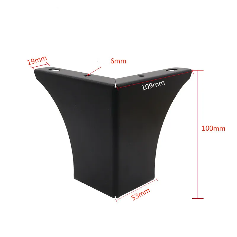 4pcs/set Furniture Legs Iron Furniture Feet Metal Sofa Legs Replacement Sofa Coffee Table Cupboard Cabinet TV Stand Feet