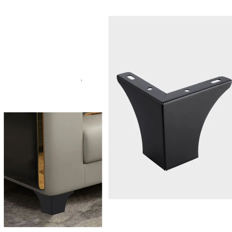 4pcs/set Furniture Legs Iron Furniture Feet Metal Sofa Legs Replacement Sofa Coffee Table Cupboard Cabinet TV Stand Feet