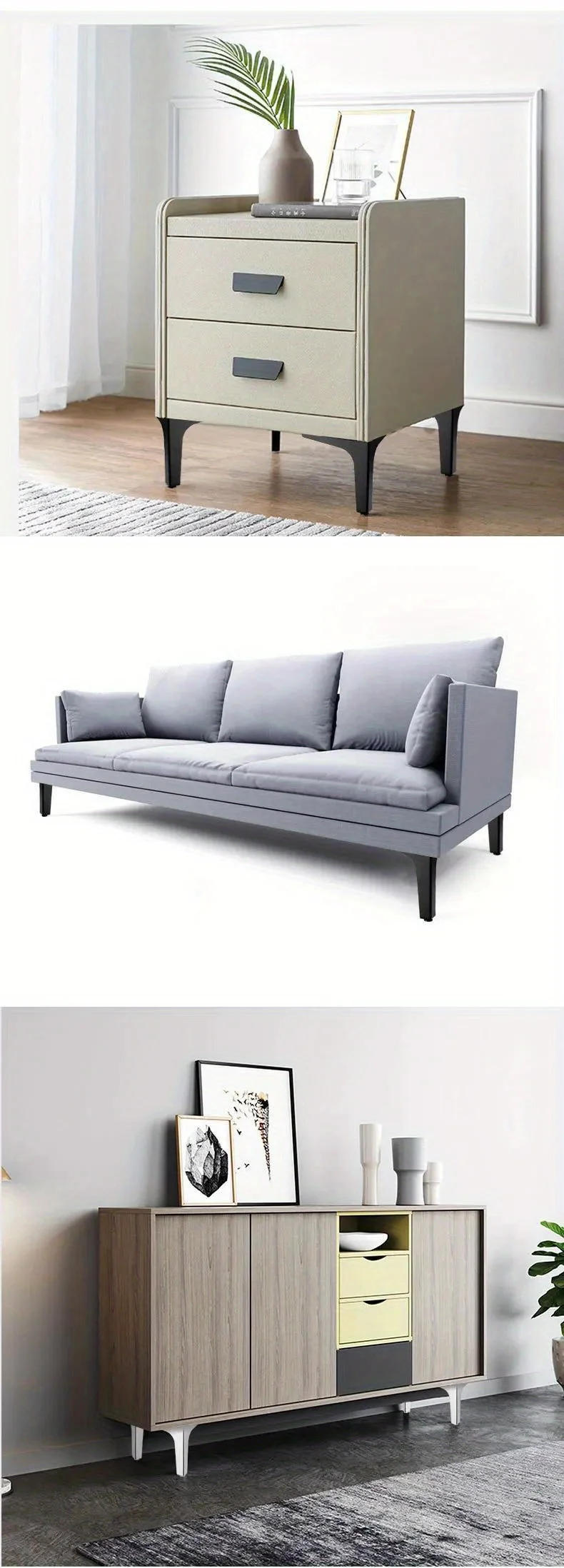 4pcs Modern furniture legs metal gold Black Iron Sofa Feet for Table Bed Chair Desk Dresser Cabinet support Furniture Hardware