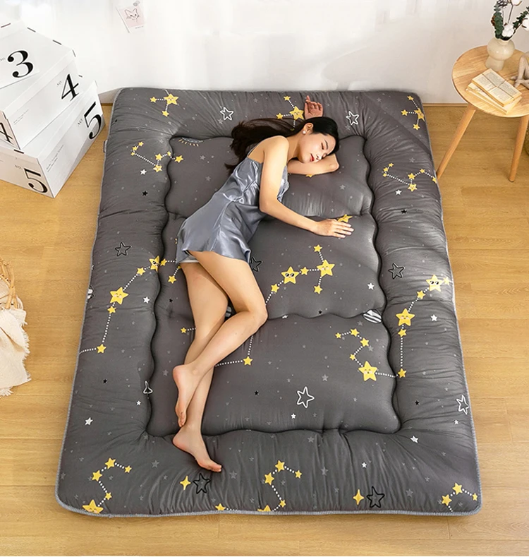 Japanese-style Thickened Tatami Mattress Lazy Bedroom Floor Artifact Foldable Mats Household Bed Mattress Floor Sleeping Pad