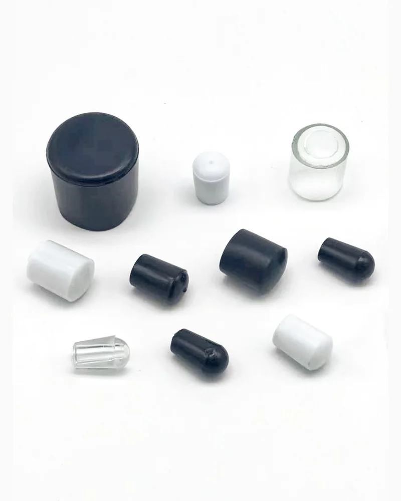 10/20/50PCS PVC Soft Rubber Sleeve Cable Wire Waterproof Cover Steel Pipe End Cap Thread Protection Caps Coat Hanger Protective
