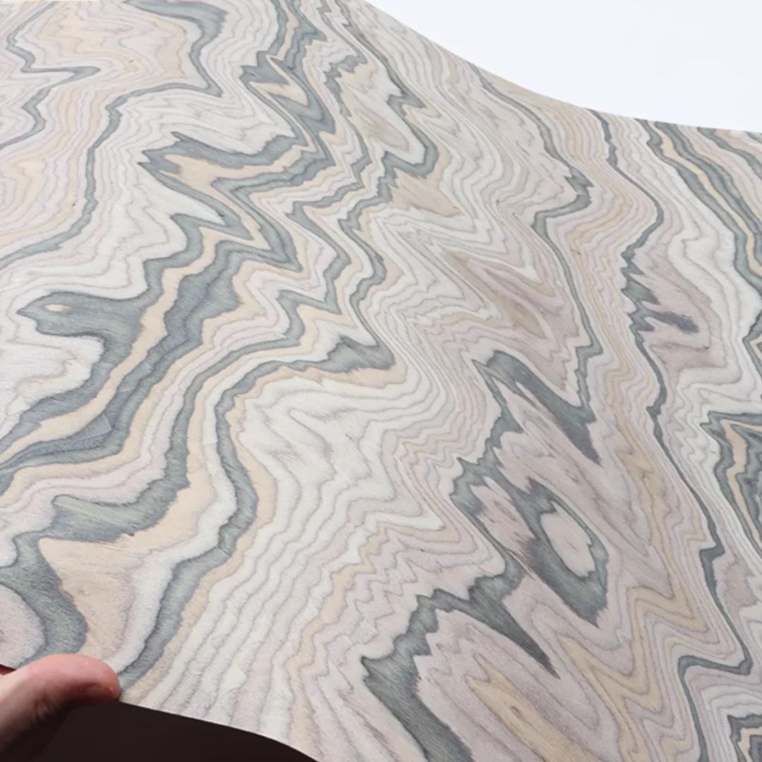 Size:2.5x0.58m Thick:0.5mm Luxury Stone Texture Tech Wood Veneer DIY Cabinet Doors Clothing Cabinet Doors Decorative Materials