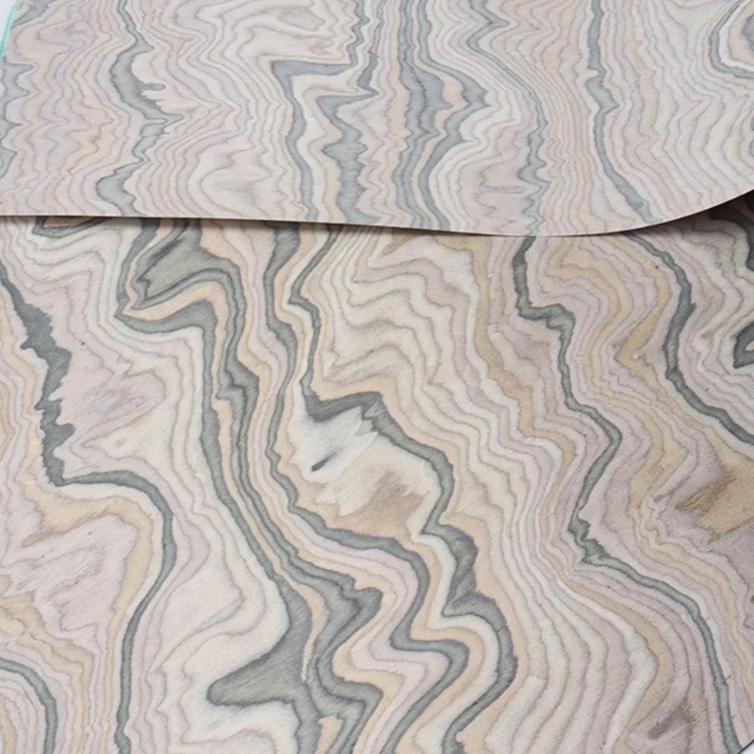 Size:2.5x0.58m Thick:0.5mm Luxury Stone Texture Tech Wood Veneer DIY Cabinet Doors Clothing Cabinet Doors Decorative Materials
