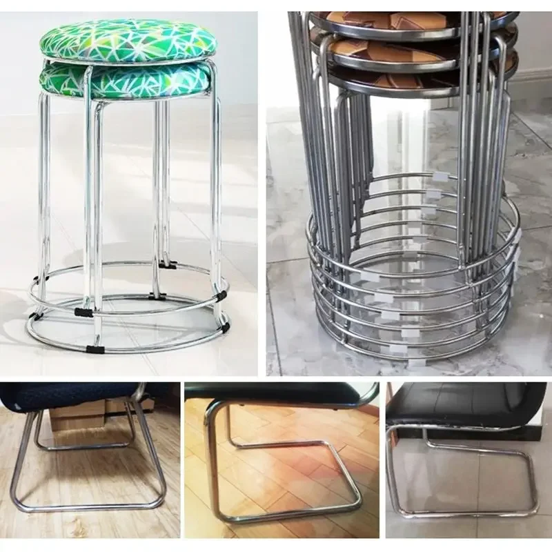 16Pcs Plastic Chair Legs Caps Knitted Furniture Feet Floor Protectors Anti-slip Pads Silent Thicken Table Chair Leg Socks Covers