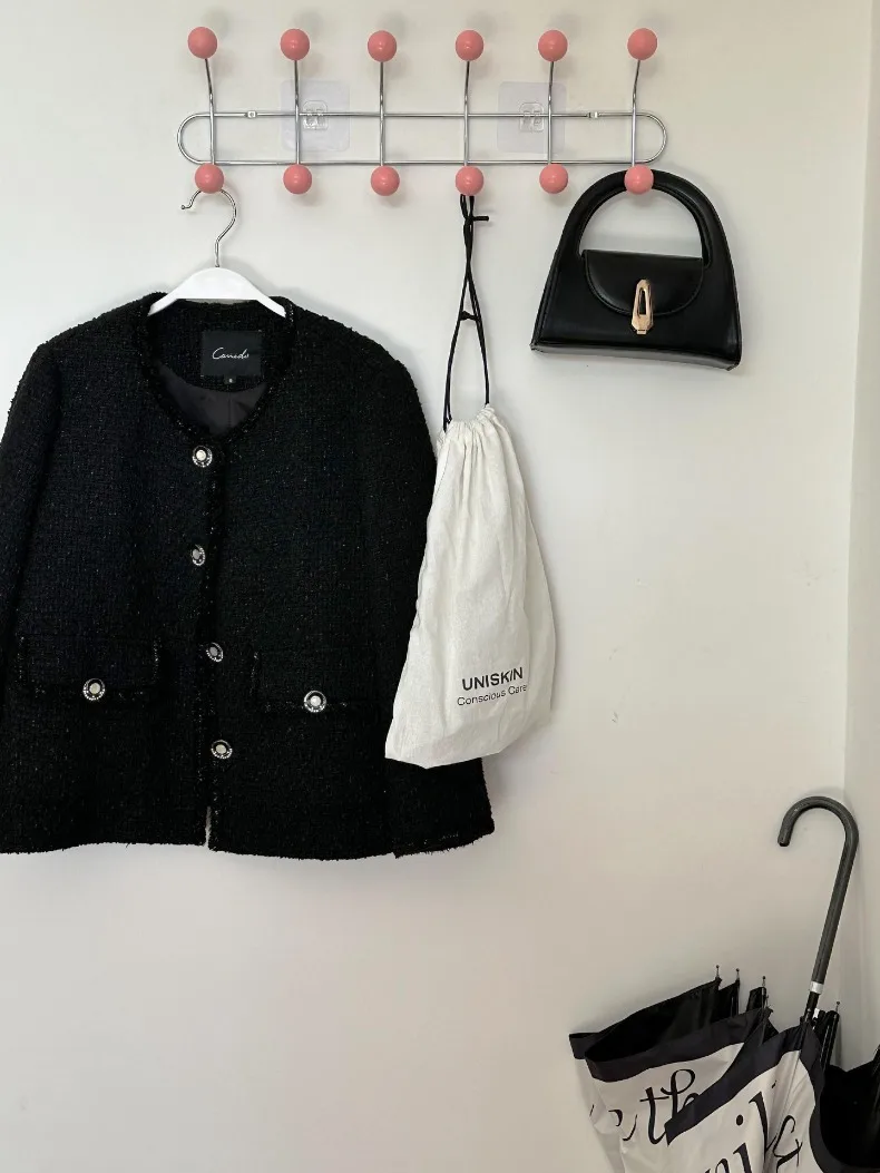 Entrance Hall Wall Coat Racks Bedroom Clothing Storage Hanger Rack Hooks Portable Backpack Cap Scarf Clothes Organizer Hangers