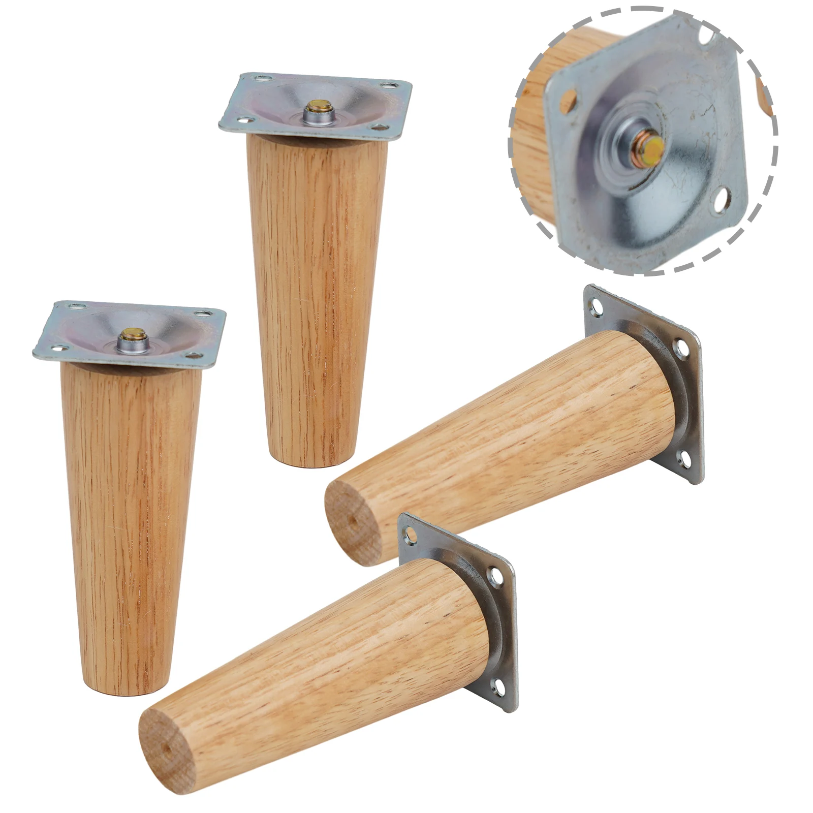 8/10/15cm Solid Wood Furniture Leg Straight Feet Sofa Bed Cabinet Table And Chair Replacement Feet Sloping Feet Replacement