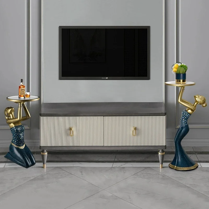 Living Room Floor Decoration Porch Sofa TV Cabinet Modern Light Luxury Creative Art Home Decoration Design Furniture Arrival