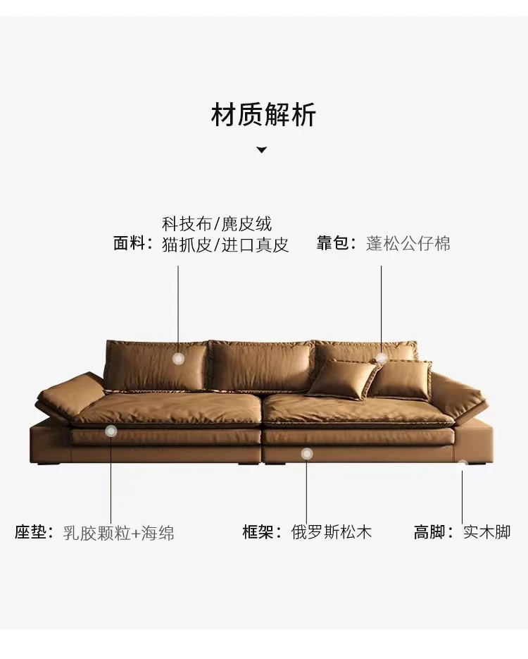 Glamour Filler Waterproof Sofas Minimalistic Wooden Lazy Puffs Living Room Sofas Modern Lounge Couch Wohnzimmer Furniture Home