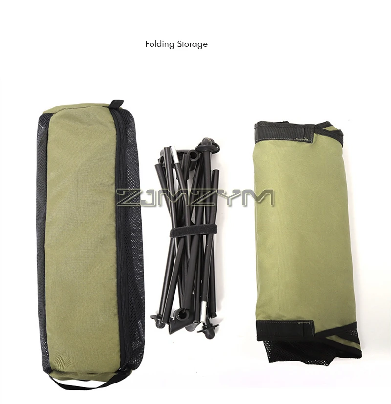 Portable Folding Camping Chair with Headrest Lightweight Tourist Chairs Aluminum Alloy Fishing Chair Outdoor Furniture