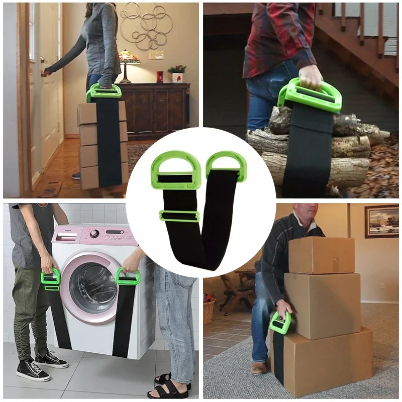 Furniture Moving Straps Adjustable Moving Wrist Forearm Forklift Lifting Strap Heavy Things Transport Mover Straps Easy Convey