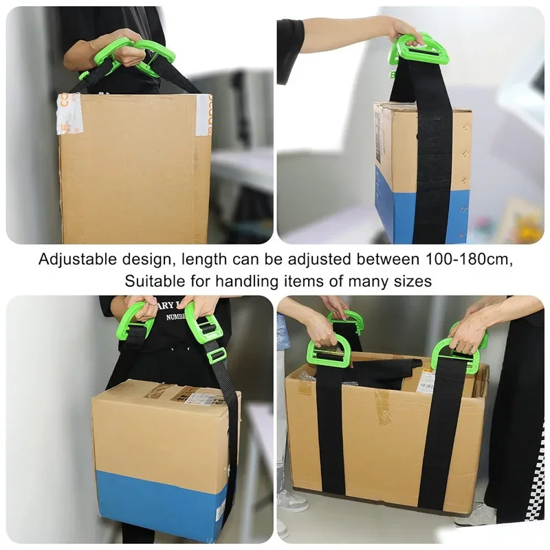 Furniture Moving Straps Adjustable Moving Wrist Forearm Forklift Lifting Strap Heavy Things Transport Mover Straps Easy Convey