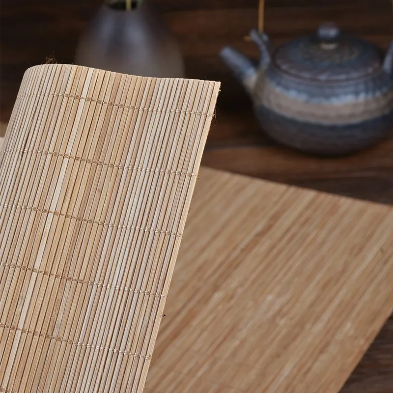 Bamboo Tea Mat Can Be Cut Bamboo Mats And Coasters Bamboo Curtains 1 Meter Table Flags Decorative Walls