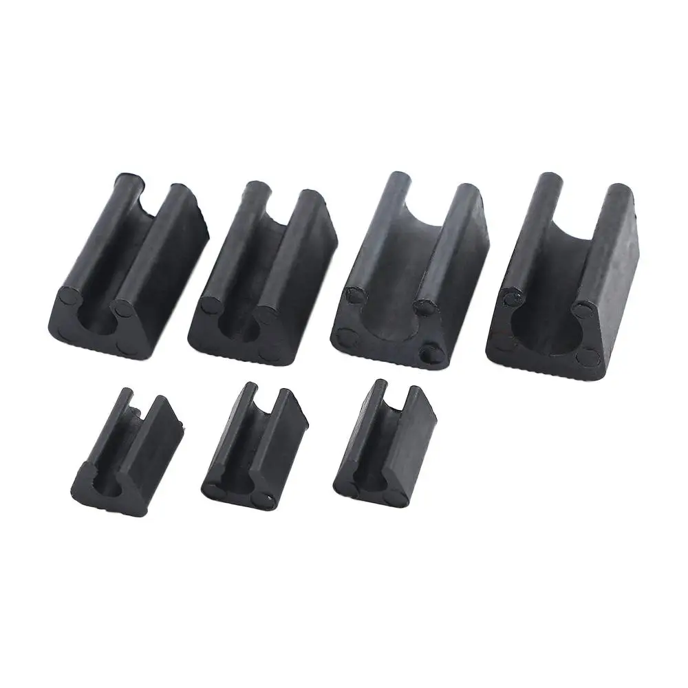 U Shaped Durable Furniture Feet Floor Glides Anti-Front Floor Protector Damper Tube Rear Pad Stool Pipe Clamp Chair Leg Pad