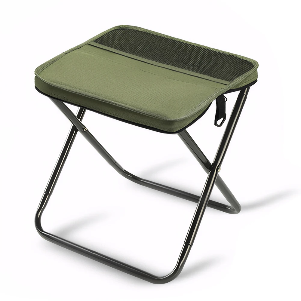Folding Stool for Outdoor Leisure, Camping, and Hiking Fishing Trips, Convenient Shoulder Bag Style Portable Stool for Storage