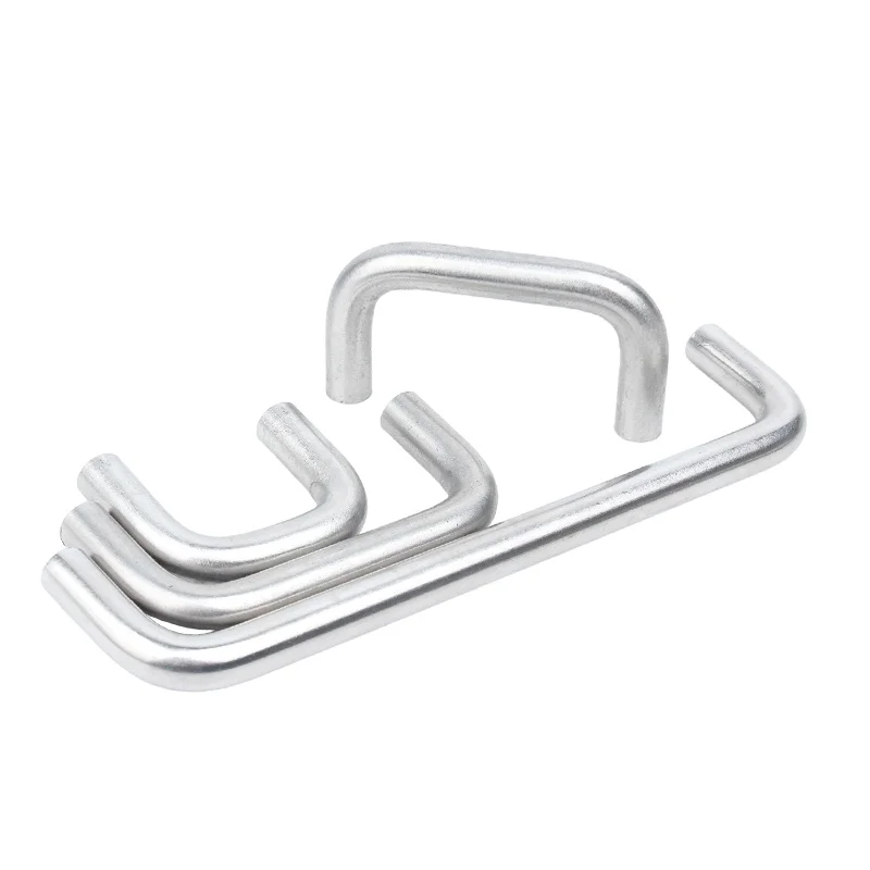M4~M8 304 Stainless Steel Innerl Thread U-Shaped Double Curved Handle Modern Cabinet Door Handles Nordic Drawer Door Knobs Pulls