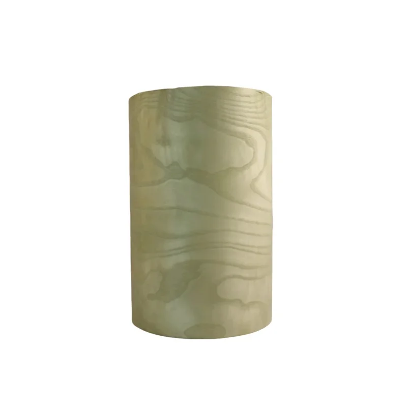 Dyed Matcha Green Wide Width Wood Veneer Decorative Laminate for Furniture Renovation & Interior Design 260x36CM T0.3MM