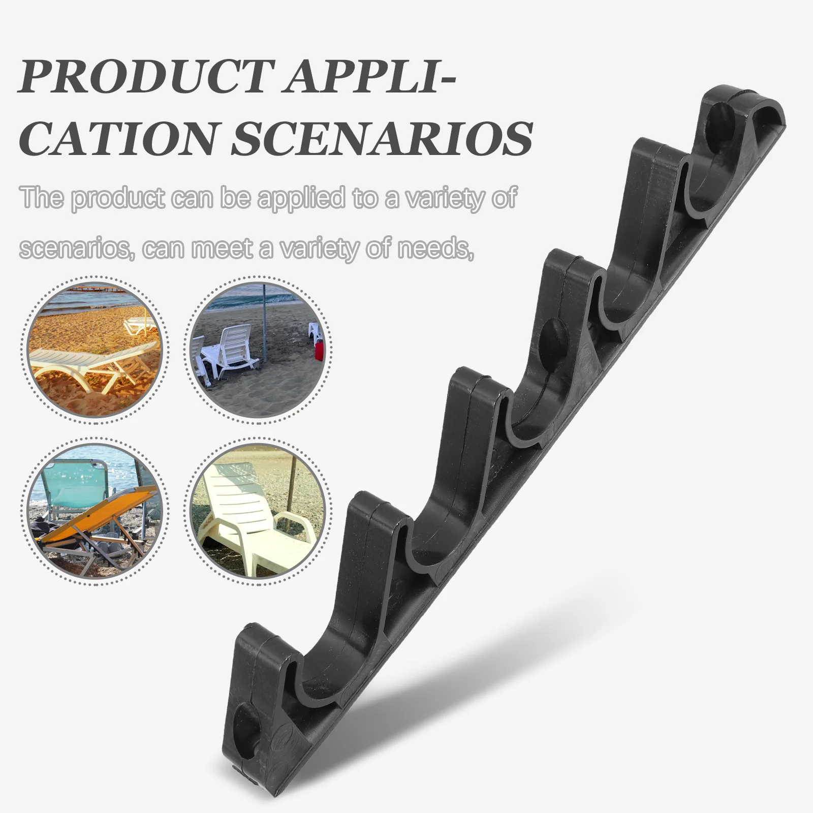 2pcs Lounge Chair Adjustment Bracket Plastic Chair Support Buckle Recliner Connector Adjuster For Outdoor Garden Balcony Chairs