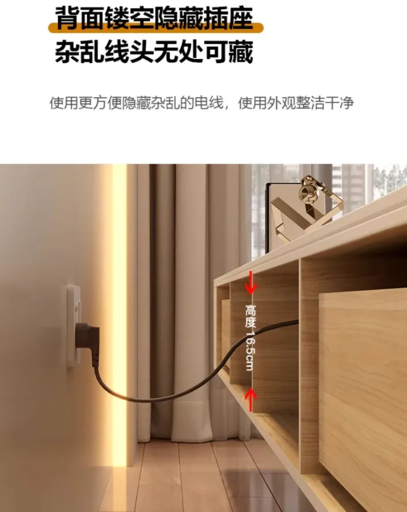 Floating Wall Mounted Tv Cabinet Wood Living Room Modern Home Cabinet Stand Storage Meuble Tv Suspendu Mural House Furniture