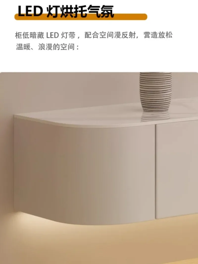 Floating Wall Mounted Tv Cabinet Wood Living Room Modern Home Cabinet Stand Storage Meuble Tv Suspendu Mural House Furniture