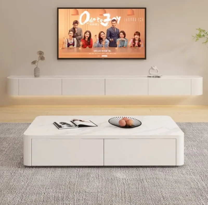 Floating Wall Mounted Tv Cabinet Wood Living Room Modern Home Cabinet Stand Storage Meuble Tv Suspendu Mural House Furniture