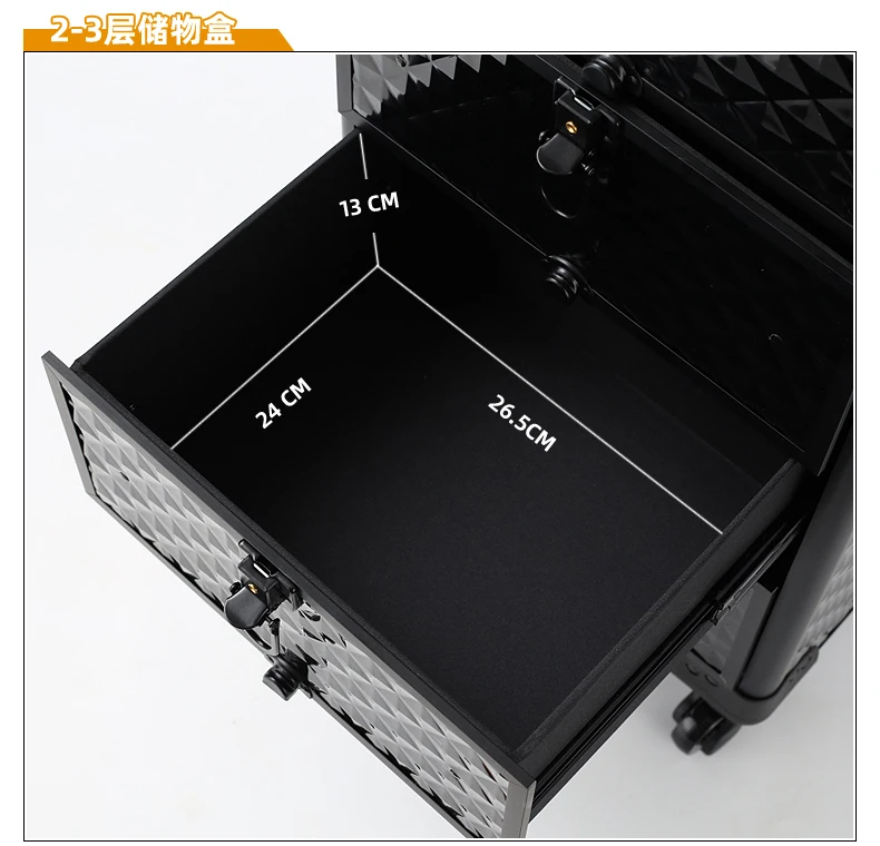 Medical Salon Trolley Vevor Beauty Salons Layered Storage Removable Drawer Design Universal Wheels Wozek High-end Hair Salon