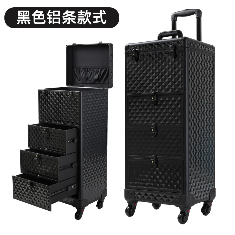 Medical Salon Trolley Vevor Beauty Salons Layered Storage Removable Drawer Design Universal Wheels Wozek High-end Hair Salon