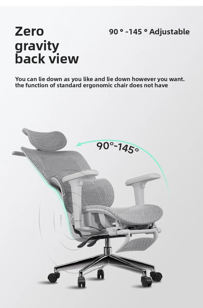UVR Office Chair Ergonomic Design Furniture Adjustable Mesh Staff Chair Backrest Armrest Stool Comfortable WCG Gaming Chair