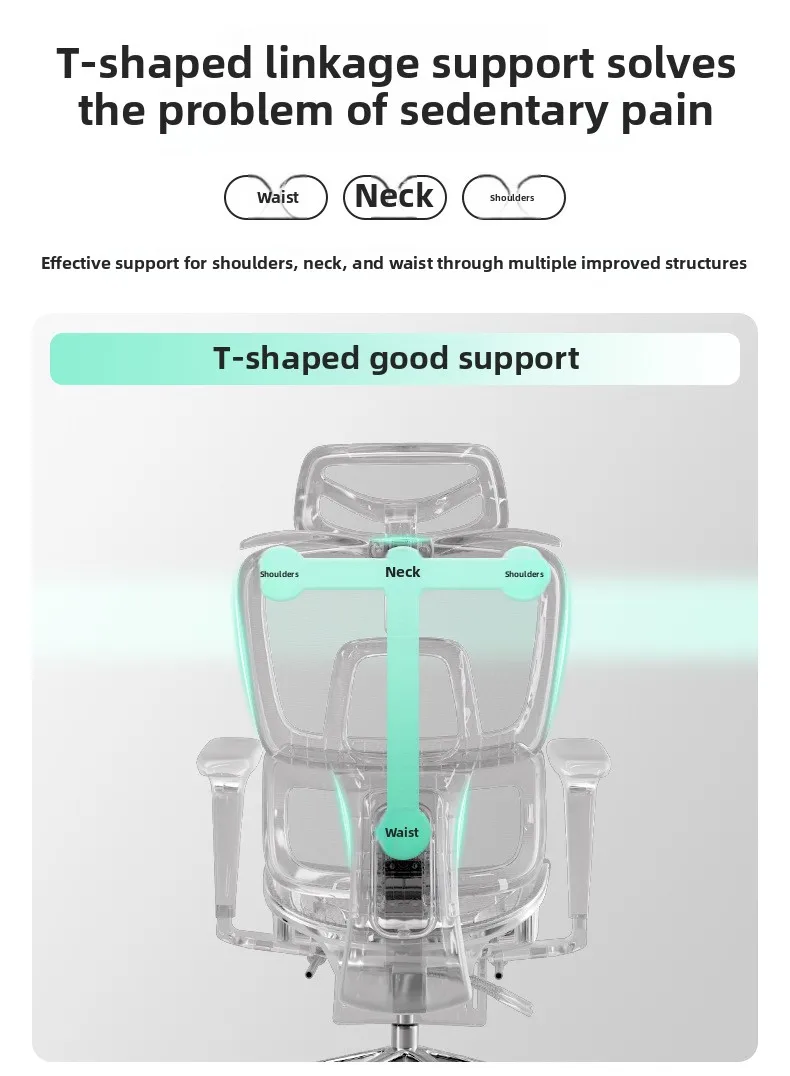 UVR Office Chair Ergonomic Design Furniture Adjustable Mesh Staff Chair Backrest Armrest Stool Comfortable WCG Gaming Chair
