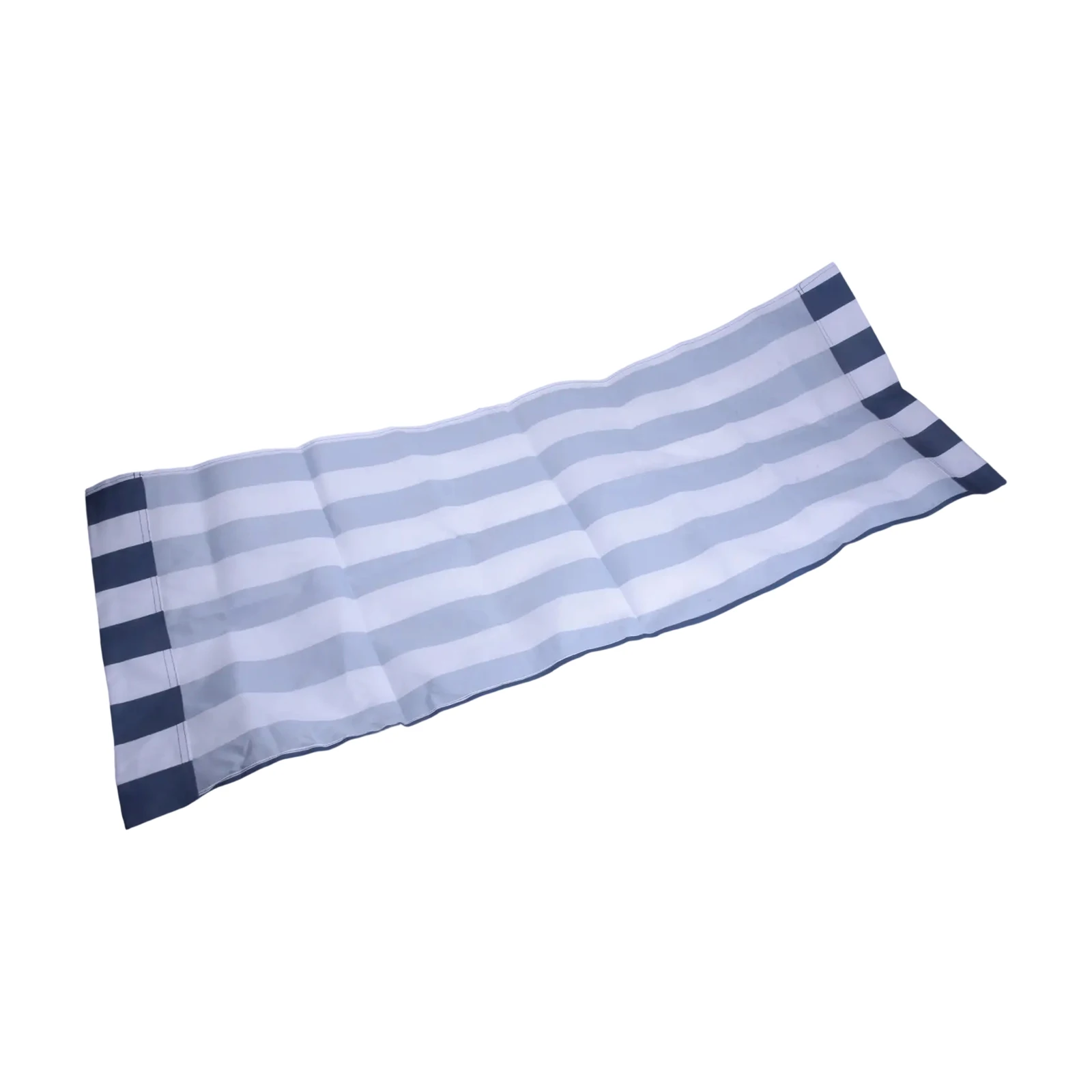 Folding Wood Deck Chair Cloth Blue White Stripes Fabric Beach Chair Seaside Sun Lounger Outdoor Garden Recliner Chair Covers