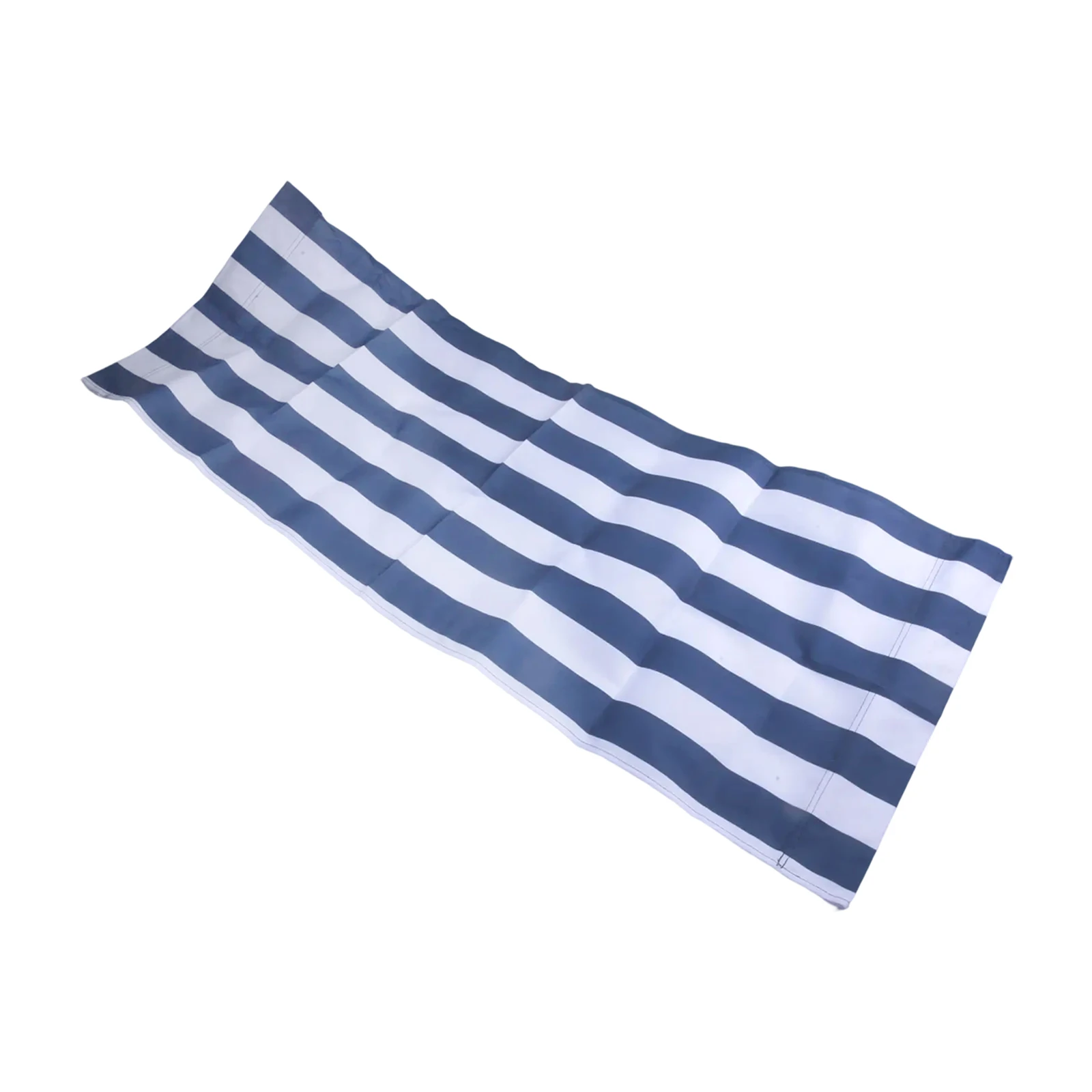 Folding Wood Deck Chair Cloth Blue White Stripes Fabric Beach Chair Seaside Sun Lounger Outdoor Garden Recliner Chair Covers