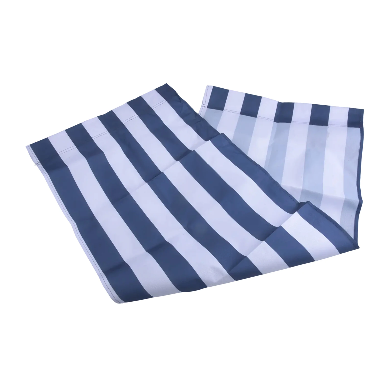 Folding Wood Deck Chair Cloth Blue White Stripes Fabric Beach Chair Seaside Sun Lounger Outdoor Garden Recliner Chair Covers